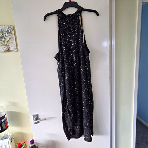 Womens black silver - silver, dress