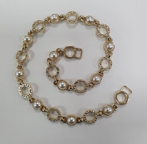 Gold diamante pearl - gold/diamante/pearl, detail