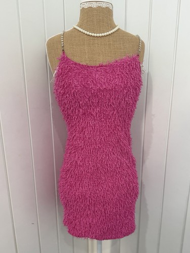 Bnwt petite bright pink faux - petite,