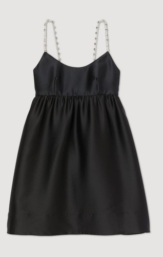Sandro silk blend - silk, black