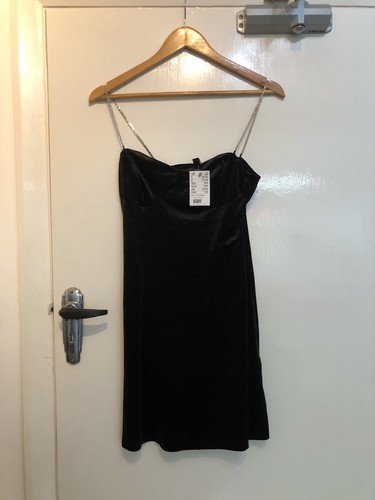 Black velvet mini - h&m,