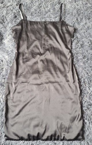 Black satin silver diamante - satin,